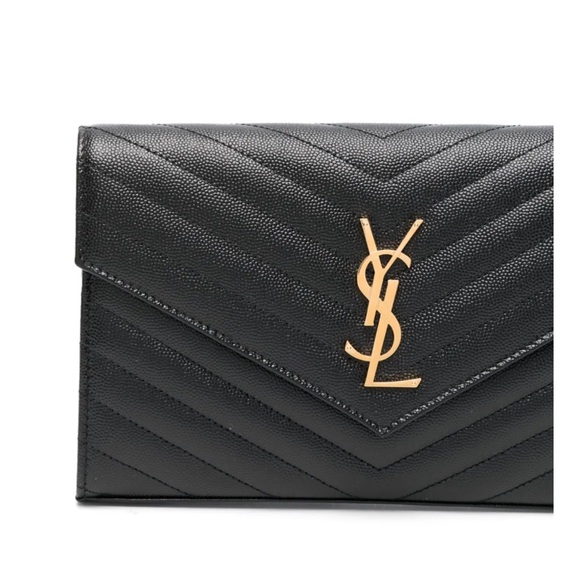 Saint Laurent Cassandre logo-plaque clutch bag Certificate of Authenticity - Picture 4 of 13